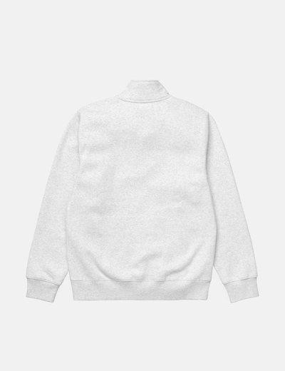 Shop Carhartt -wip Chase Neck Zip Sweatshirt In Grey