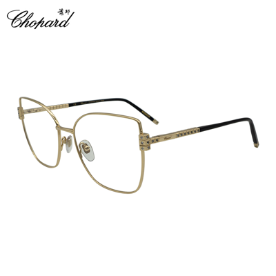 Chopard萧邦眼镜框女款时尚全框日本钛材远近视眼镜架VCHG01S 0300 56mm