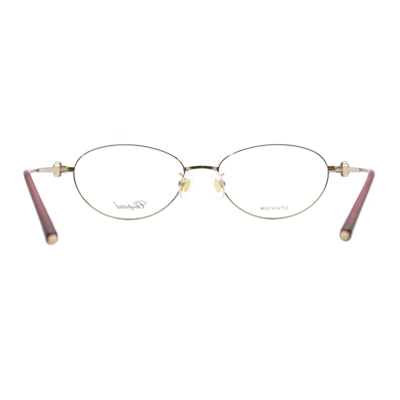 Chopard萧邦眼镜框女款休闲日本钛材远近视眼镜架VCHF97J 0H60 56mm