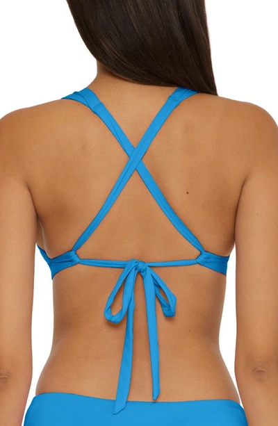 Shop Becca Color Code Bikini Top In Adriatic B