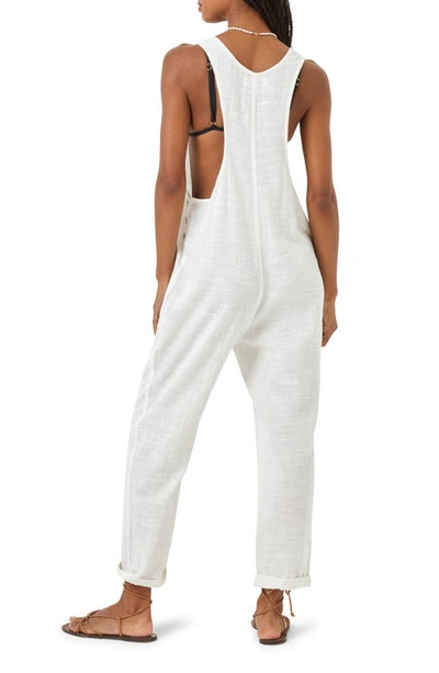 L*space Freya Cover-up Jumpsuit In Cream