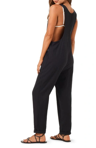 Shop L*space Freya Cover-up Jumpsuit In Black