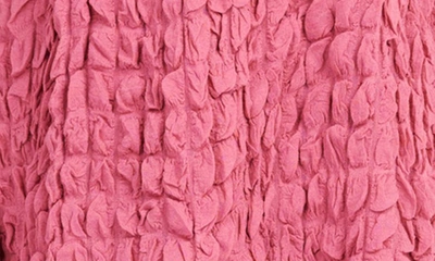 Endless Rose Texture Puff Sleeve Maxi Dress In Mauve