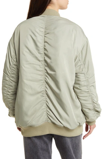 Shop Blanknyc Oversize Bomber Jacket In Auto Pilot