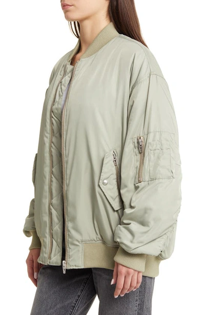 Blanknyc Auto Pilot Bomber Jacket In Sage In Auto Pilot
