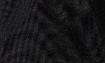 Shop Ralph Lauren Purple Label Embroidered Logo Cotton Piqué Polo In Classic Black