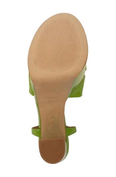 Schutz Keefa Platform Sandal In Bright Leaf