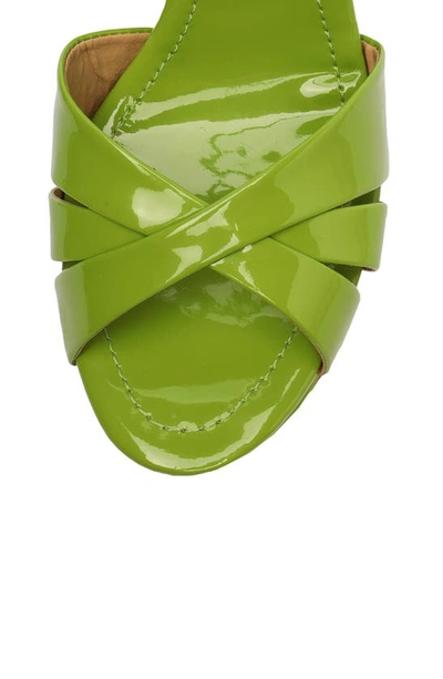 Schutz Keefa Platform Sandal In Bright Leaf