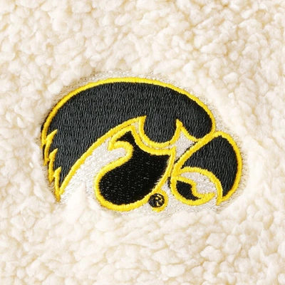 Shop Boxercraft Natural Iowa Hawkeyes Everest Half-zip Sweatshirt