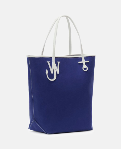 Shop Jw Anderson Anchor Tall Tote In Blue