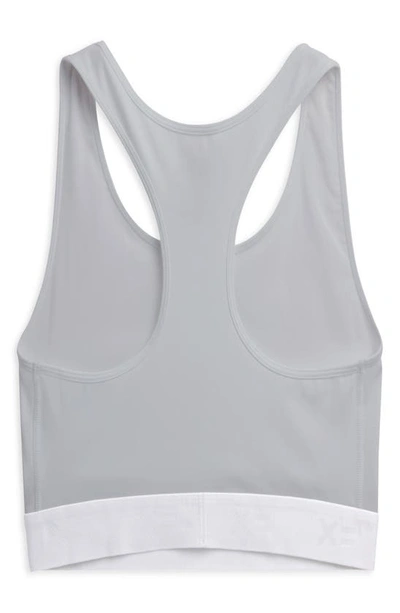 Shop Tomboyx Racerback Compression Top In Silver