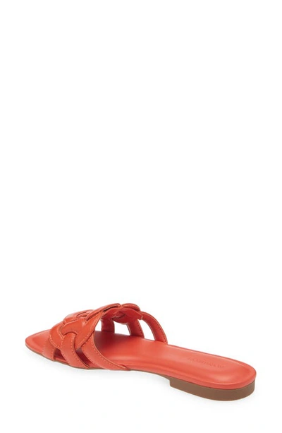 Shop Nordstrom Carolina Slide Sandal In Orange Tangerine