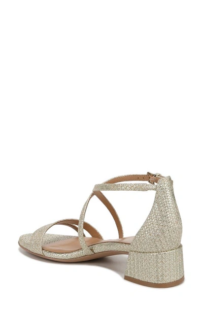 Naturalizer June Ankle Strap Sandal In Cremosa Taupe Leather