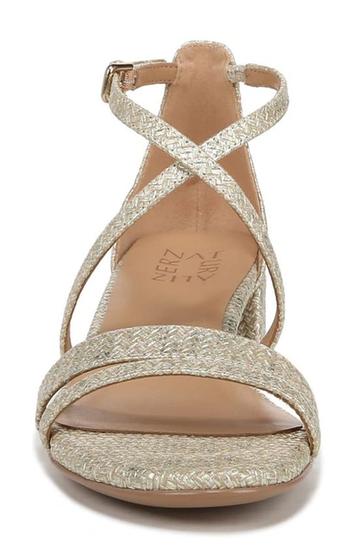 Naturalizer June Ankle Strap Sandal In Cremosa Taupe Leather