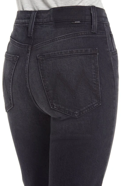 Mother Tomcat Hi-rise Cropped Jeans In Lies Lies Lies