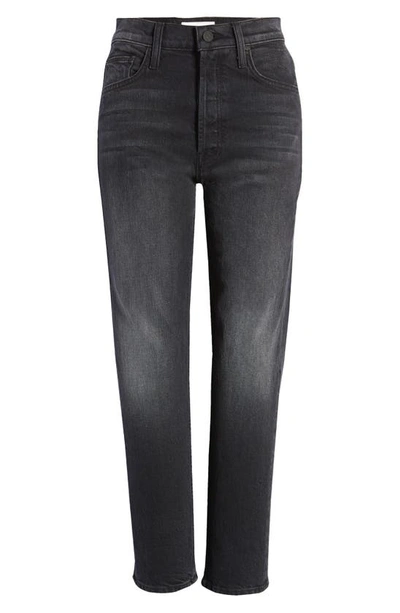 Mother Tomcat Hi-rise Cropped Jeans In Lies Lies Lies