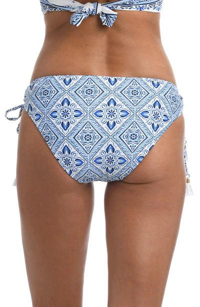 Shop La Blanca Breeze Adjustable Bikini Bottoms In Capri Blue