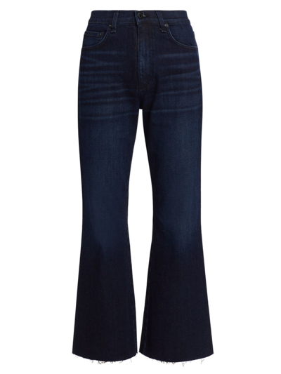 Shop Askk Ny Women's Geek Bruiser High-rise Stretch Flare Jeans In Brusier