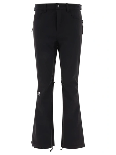 Shop Balenciaga "5-pocket Ski 3b Sports Icon" Trousers In Black