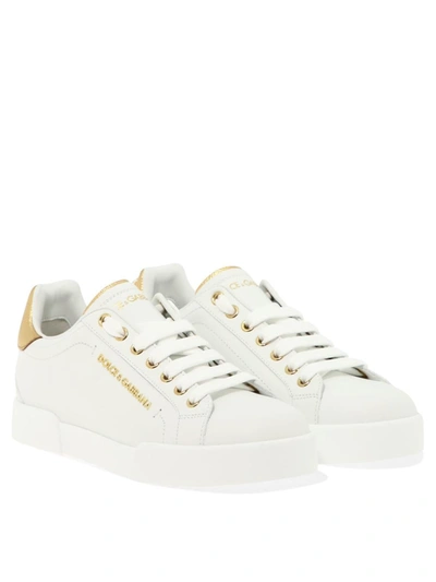 Shop Dolce & Gabbana "portofino" Sneakers In White