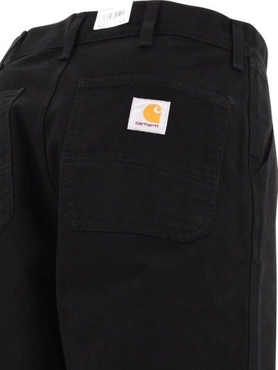 Shop Carhartt Wip "simple" Trousers In Black