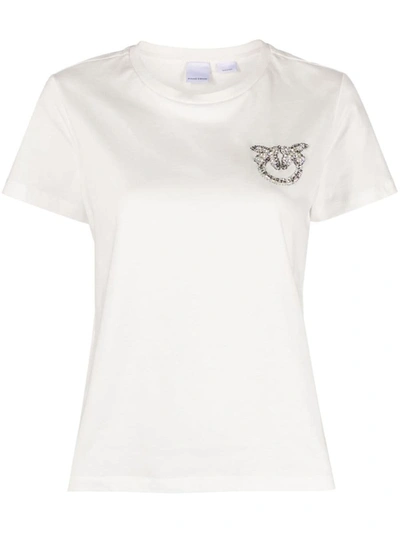 Shop Pinko T-shirt With Logo In White