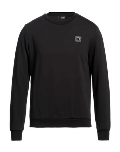 C'n'c' Costume National Man Sweatshirt Black Size Xxl Cotton In Black