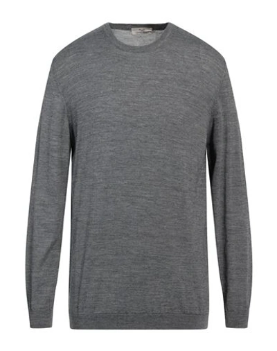 Shop Entre Amis Man Sweater Grey Size 3xl Wool, Polyamide, Viscose