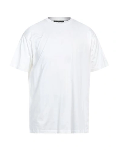 Shop Low Brand Man T-shirt Off White Size 4 Cotton