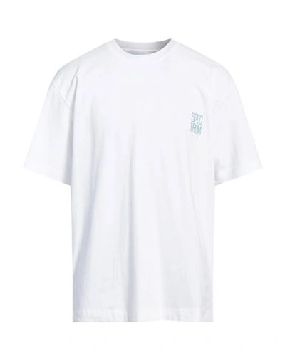 Shop Solid Homme Man T-shirt White Size 38 Cotton