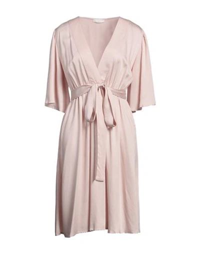 Shop Neu Nomads Woman Midi Dress Blush Size S Modal In Pink