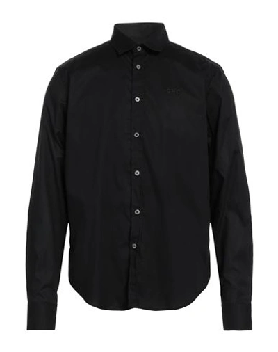 Shop C'n'c' Costume National Man Shirt Black Size 44 Cotton, Elastane