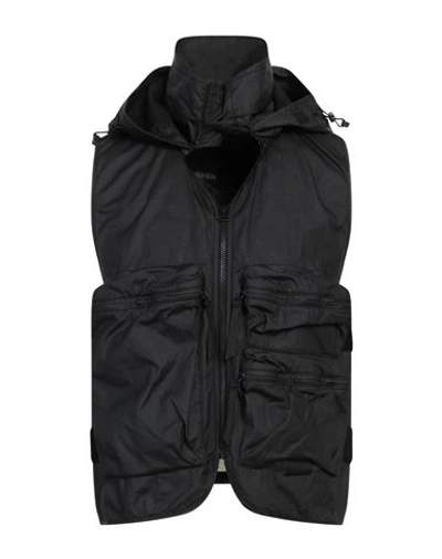 Shop Nemen Man Jacket Black Size L Cotton, Polyurethane