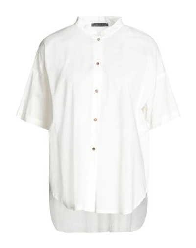 Shop Neirami Woman Shirt Off White Size 2 Cotton