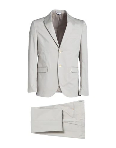 Shop Messagerie Man Suit Beige Size 44 Cotton, Elastane