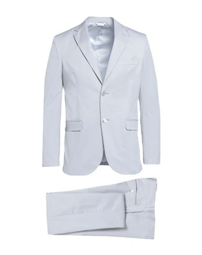 Shop Messagerie Man Suit Light Grey Size 44 Cotton, Elastane