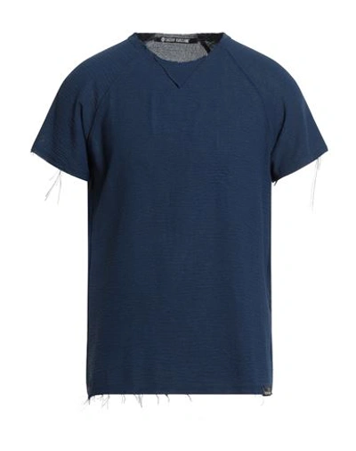 Shop Takeshy Kurosawa Man T-shirt Navy Blue Size Xxl Polyester