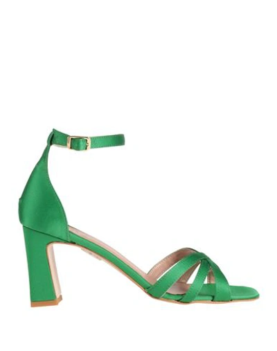 Shop Islo Isabella Lorusso Woman Sandals Green Size 8 Textile Fibers