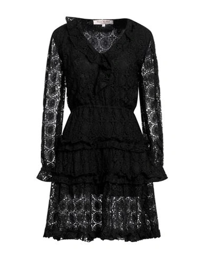 Shop Connor & Blake Woman Mini Dress Black Size S Cotton
