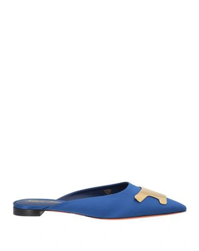 Santoni Ballet Flats  Woman Color Blue In Blue