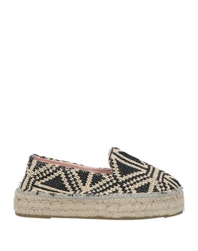 Manebi Manebí Woman Espadrilles Ivory Size 12 Natural Raffia In Beige