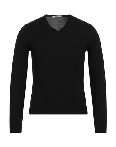 Shop Kangra Man Sweater Black Size 38 Merino Wool