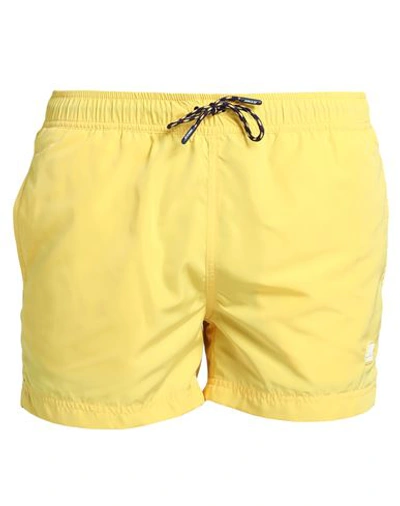 Shop K-way Man Swim Trunks Yellow Size M Polyester