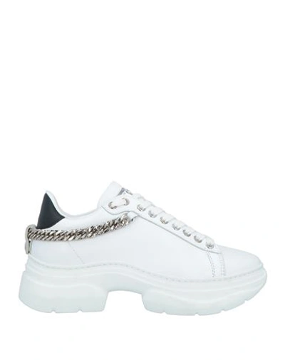 Shop Stokton Woman Sneakers White Size 7 Calfskin