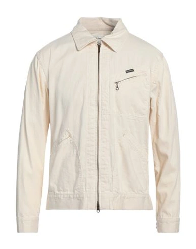Shop Mountain Research Man Jacket Beige Size M Cotton