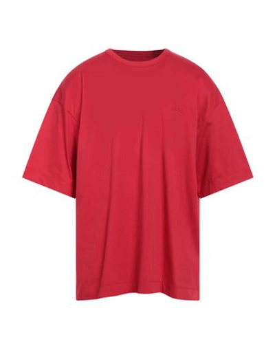 Shop Juunj Juun. J Man T-shirt Red Size M Cotton