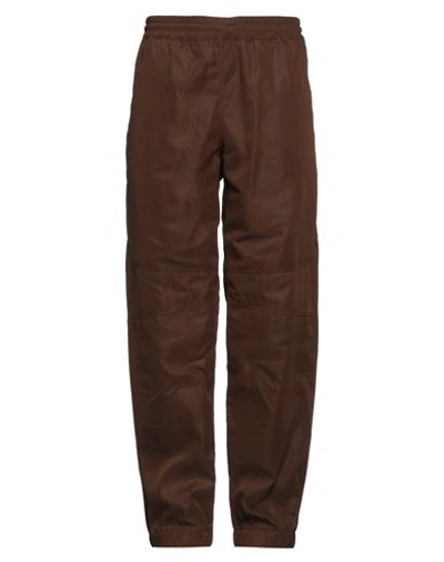 Shop Ranra Man Pants Cocoa Size L Polyamide In Brown