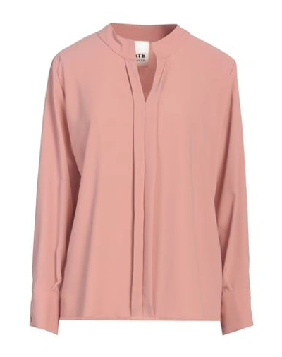 Shop Kate By Laltramoda Woman Top Blush Size 8 Polyester In Pink