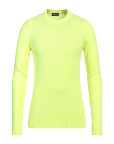 Yoon Man Sweater Pastel Yellow Size 44 Acrylic, Virgin Wool, Alpaca Wool, Viscose In Yellow