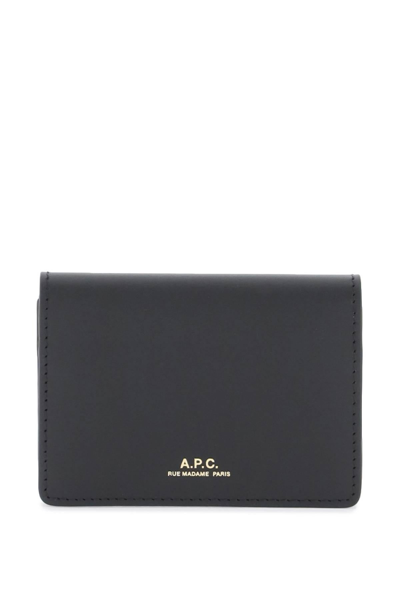 Shop Apc A.p.c. Leather Stefan Card Holder